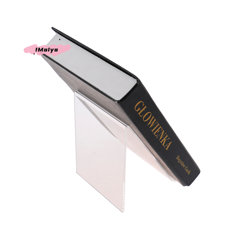 Clear Acrylic Book Stand Holder - M-1pcs 透明アクリルディスプレイブックスタンドイーゼルホルダー、写真アルバム、本、楽譜、アートワーク、CDなどを展示するためのもの
