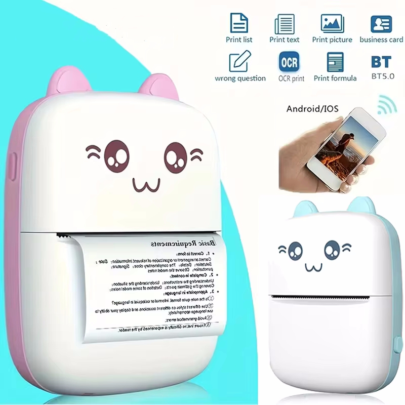 ミニポータブルサーマルプリンタプリントフォトポケットサーマル - Mini Pocket Thermal Printer Paper Roll のレビューと価格