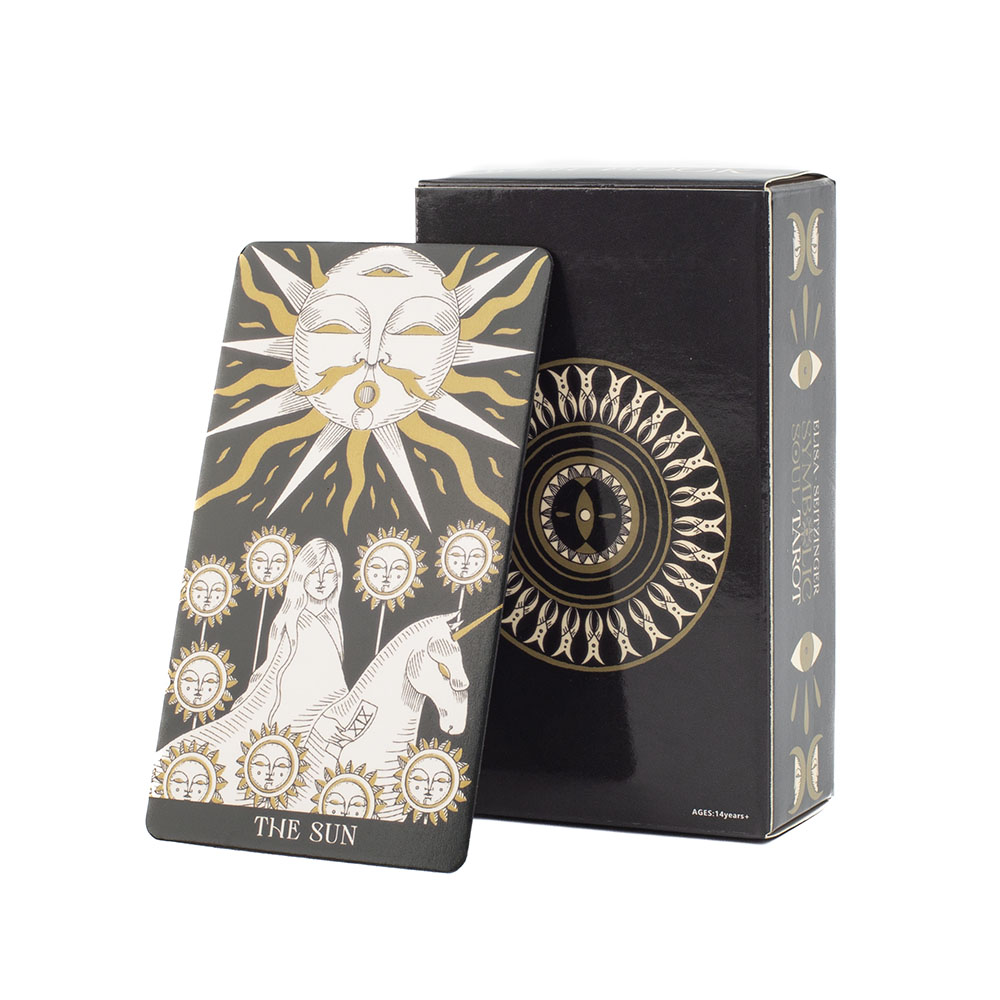 78 枚の象徴的な魂のタロットカード詳細なガイドブック付き英 - Tarot Deck With Guidebook のレビューと価格