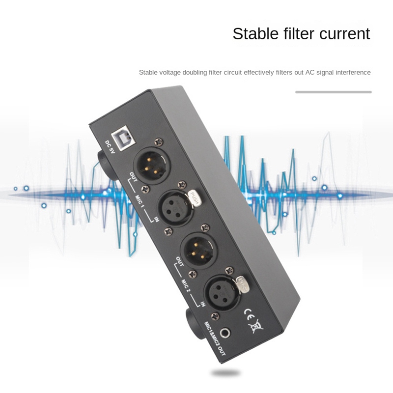 48V USBデュアル混合出力ファンタム電源 コンデンサーマ - Music のレビューと価格