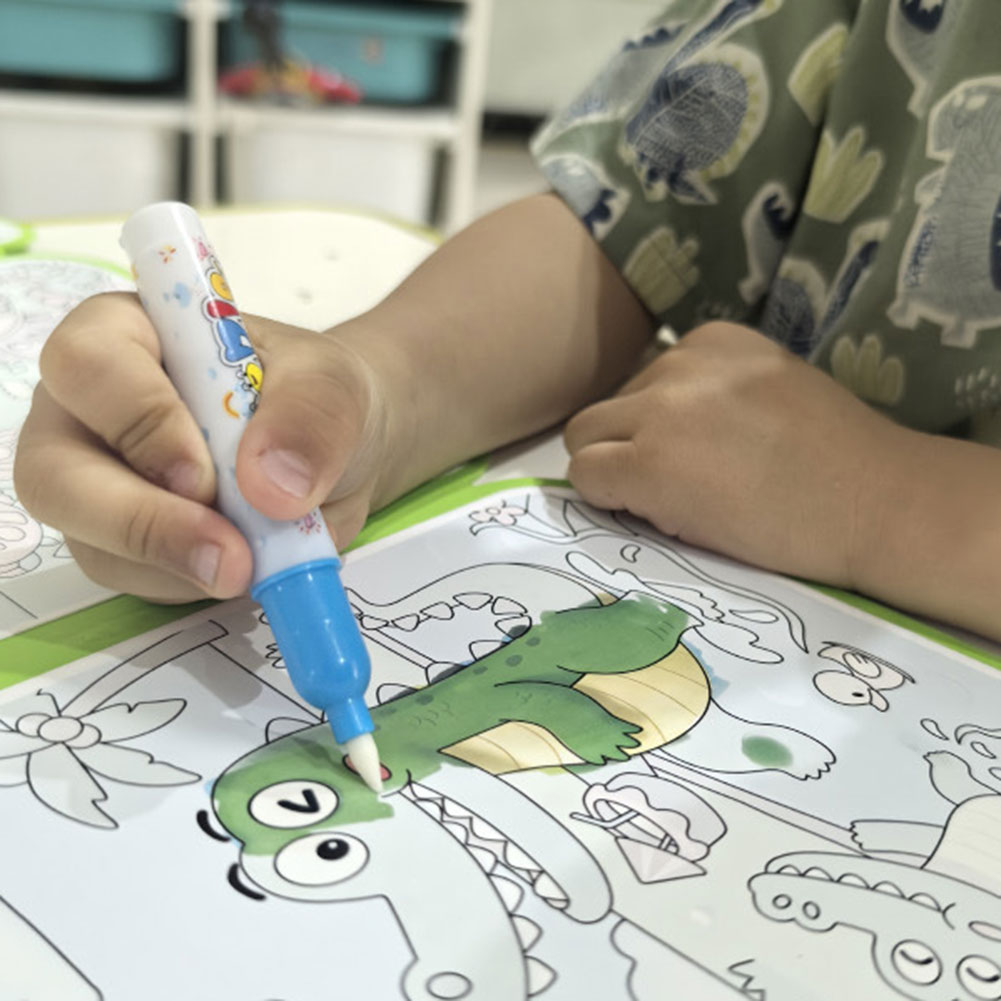キッズマジック水ぬりえ本再利用可能な学習描画おもちゃマジック - Reusable Water Magic Coloring Book のレビューと価格