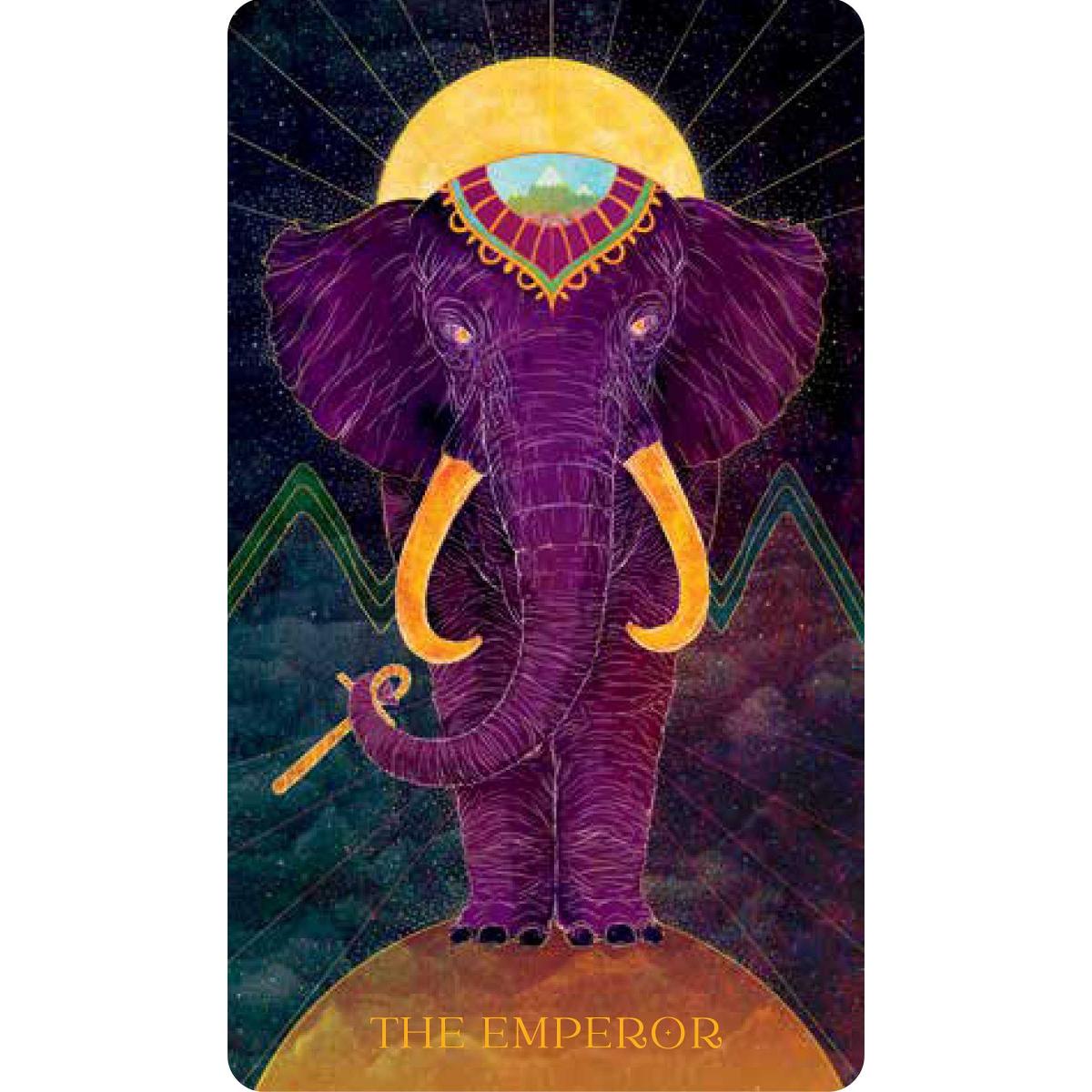 12x7 Cm オリエンス アニマル タロット 78 枚カー - Tarot Deck With Guidebook のレビューと価格