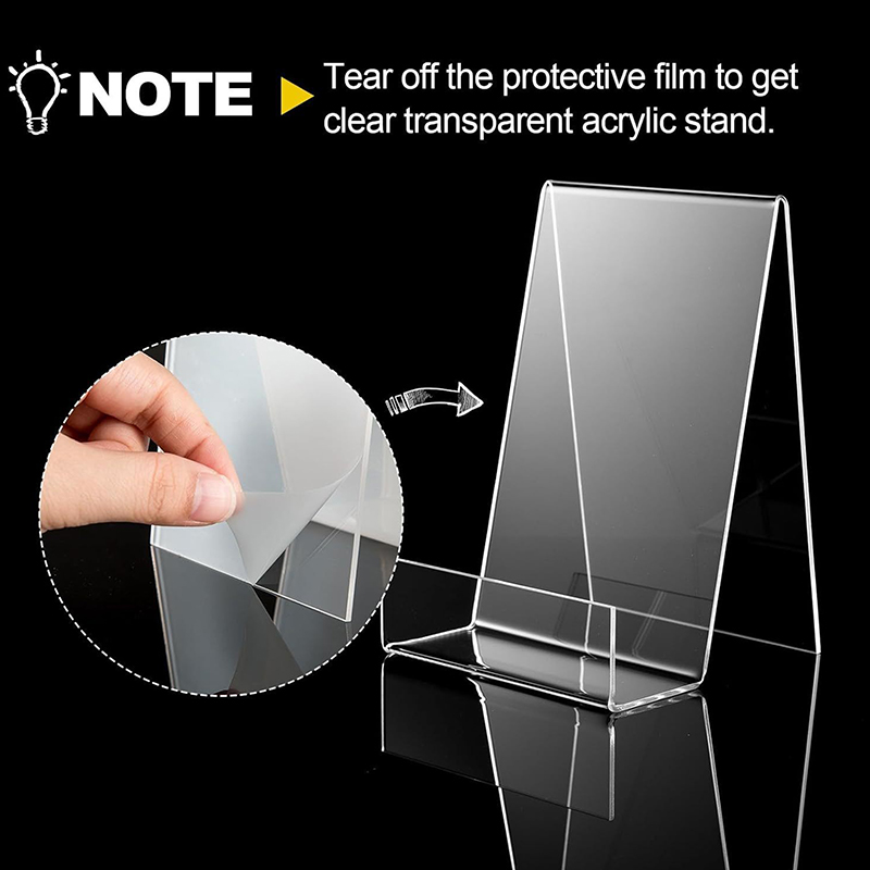 ブックディスプレイ アクリルブックディスプレイホルダー コミ - Clear Acrylic Book Stand Holder のレビューと価格