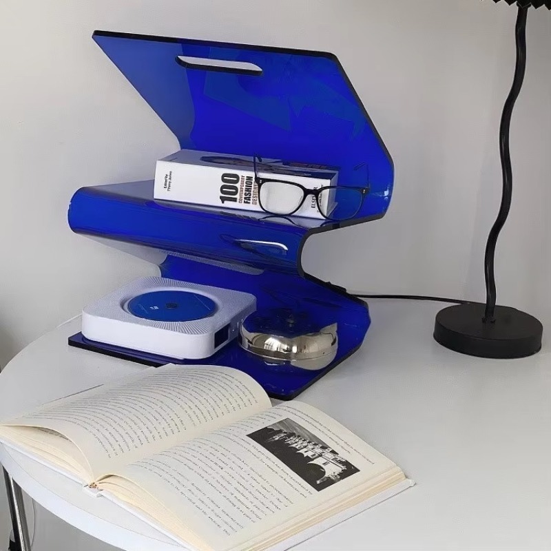 シンプルなデザインの絶妙なブックスタンド、透明なマガジンホル - Clear Acrylic Book Stand Holder のレビューと価格